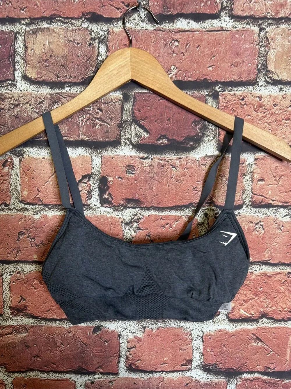 Gymshark Sports Bra Blue Grey Small